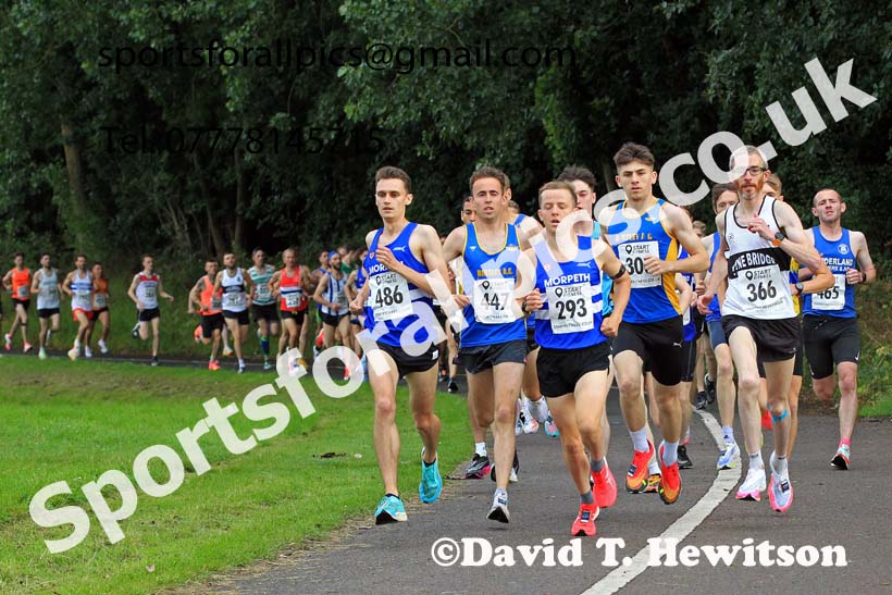 Snior mens 2023 Sunderland 5k Road Race, July 20th.  Photo: David T. Hewitson/Sports for All Pics